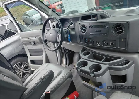 2013 Ford Econoline E150 Van z USA, uszkodzony, nr VIN 1FTNE1EW4DDA09809